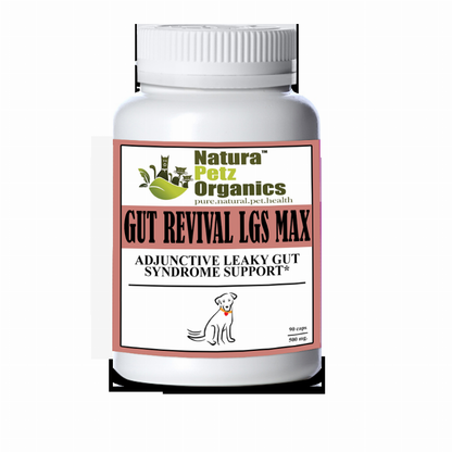 Gut Revival Lgs Max Capsules - Adjunctive Leaky Gut Syndrome Support* For Dogs And Cats