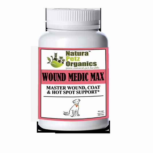 Wound Medic Max Caps* Master Wound, Skin & Coat Support For Dogs & Cats*