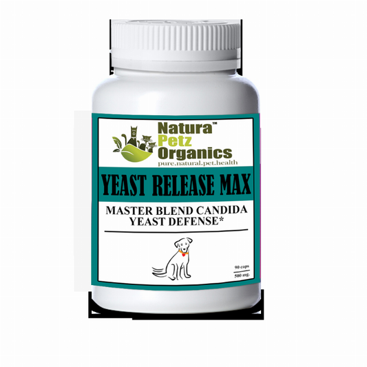 Yeast Release Max Capsules* Master Blend Candida Yeast Defense* For Dogs And Cats*